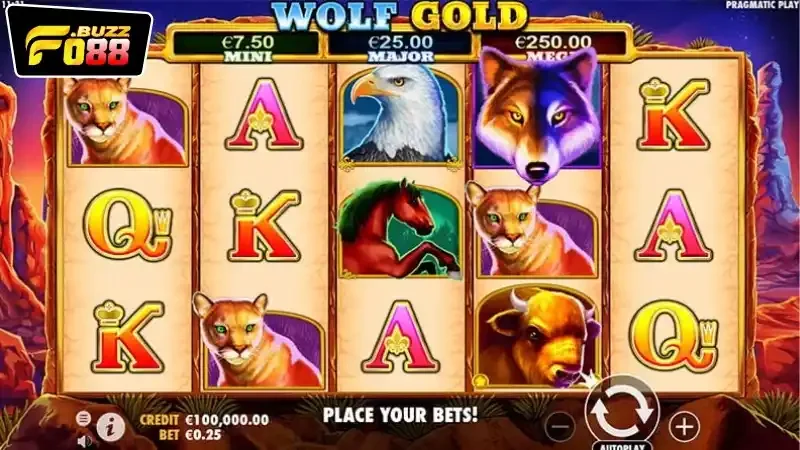 Wolf Gold Fo88 - Trò chơi slot hấp dẫn phong cách hoang dã Giới thiệu về game Wolf Gold Fo88